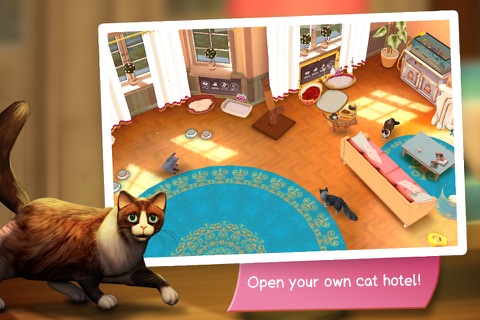 CatHotel - Care for cute cats screenshot 2