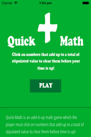 Quick Addition Free - fast math and quick math for kids screenshot 2