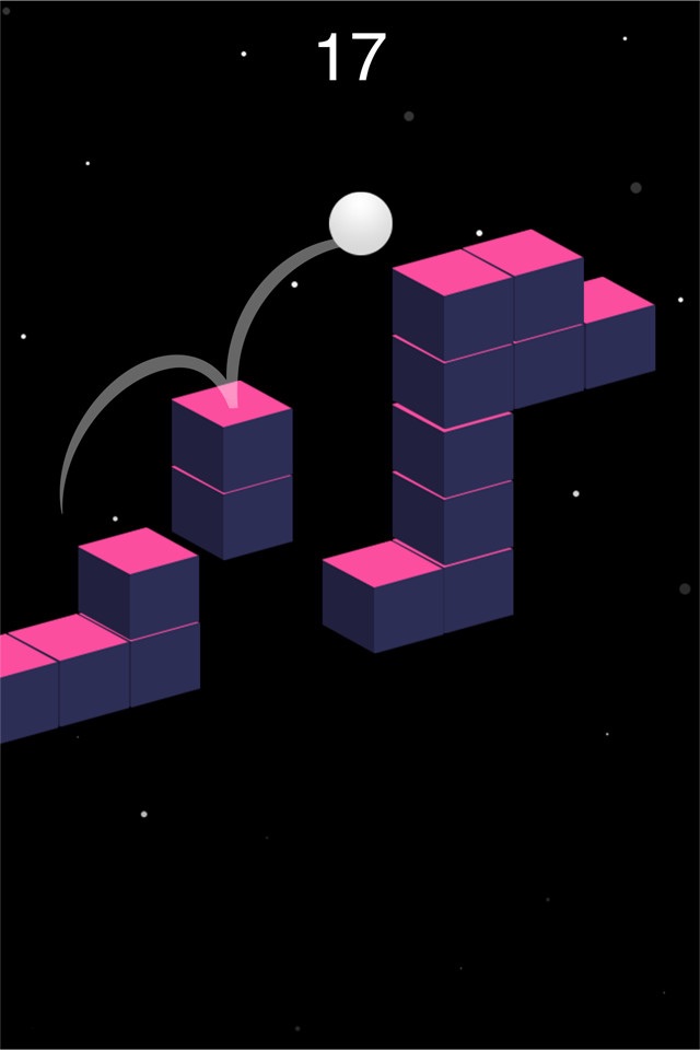 Ball Jump 100 On The Blocky Platform Pro screenshot 2