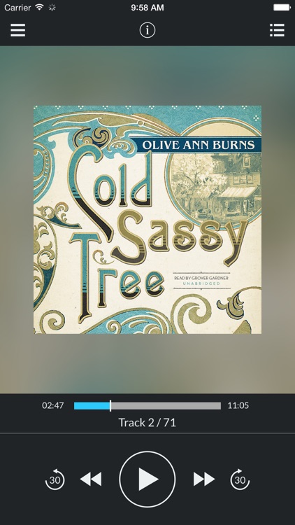 Cold Sassy Tree (by Olive Ann Burns) (UNABRIDGED AUDIOBOOK)