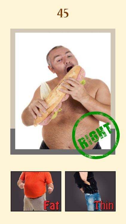 Fat or Thin - Guess from the close up pics