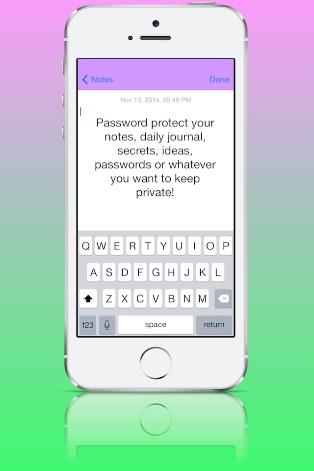Note Locker - Keep your notes Password Protected screenshot 3