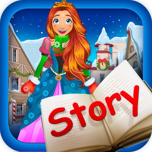 My Own Little Interactive Snow Princess Story Book Game Free App Icon