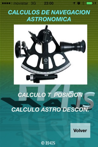 Calculadora de Navegacion Costera y Astronomica screenshot 2