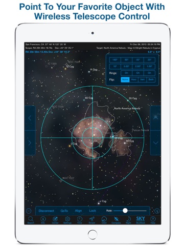 SkySafari 4 Pro: Professional Telescope Astronomy!  Explore Sun, Moon, Mars, Stars, Planets, and Satellites!  Go where NASA space missions have not!のおすすめ画像4