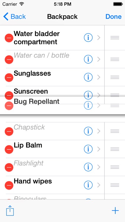 Backpacking Checklist screenshot-3