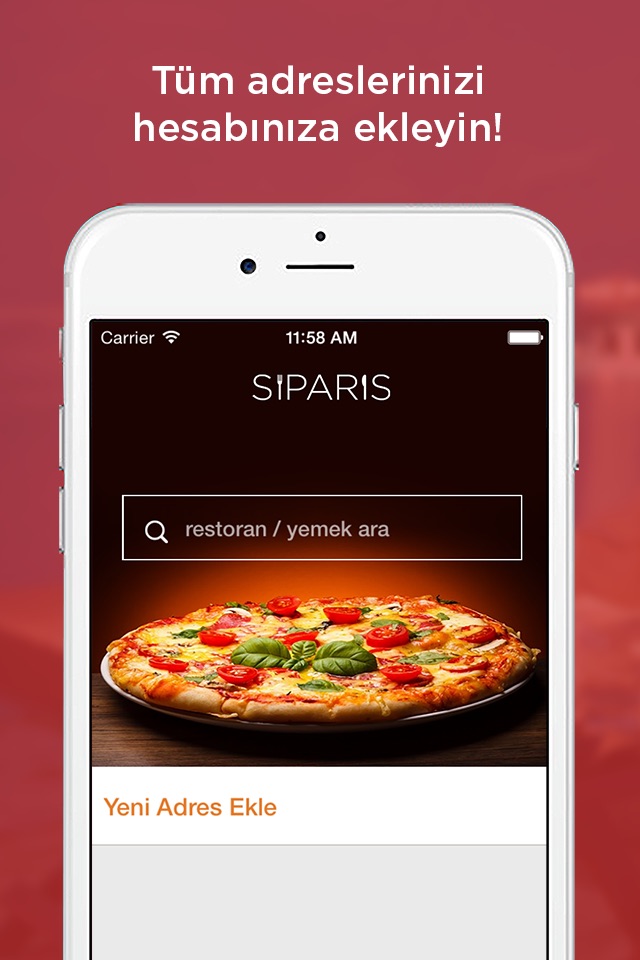 Mekan.com Sipariş: Online Yemek Siparişi, Pizza, Kebap, Hamburger, Lahmacun, Tatlı, Pide, İskender, Döner, Dürüm screenshot 4