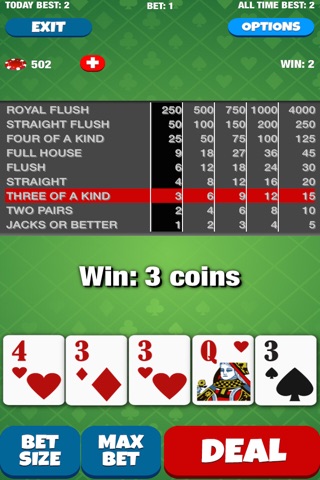 Joker Face Poker screenshot 2