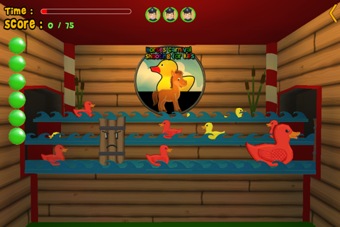 horses carnival shooting for kids - free game screenshot 3