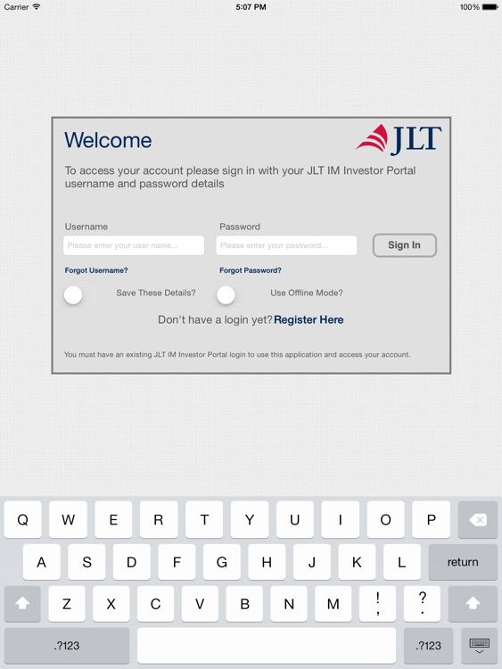 JLT IM Investor Portal