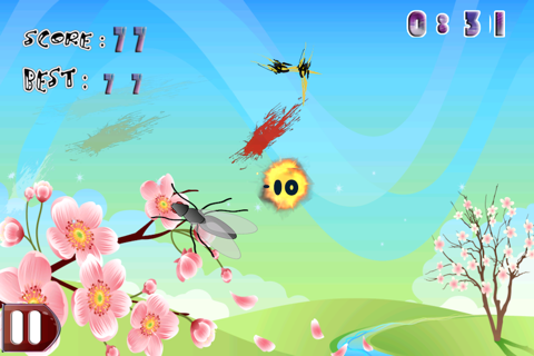 Ninja Bug Slicer: Village War Heroes screenshot 3