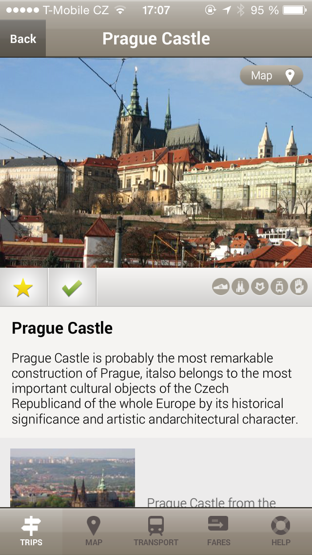 Prague Trips by Public Transport Screenshot 2