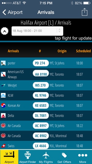 Halifax Airport + Flight Tracker Premium air Stanfield Canad(圖3)-速報App