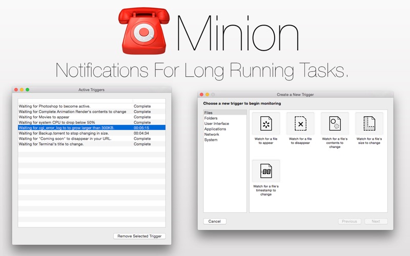 Minion - Notifications For Long Running Tasks thumbnail 1