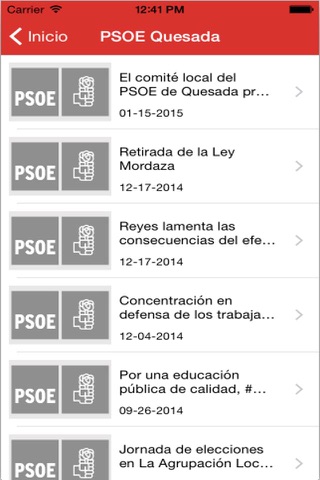 PSOE Quesada screenshot 3