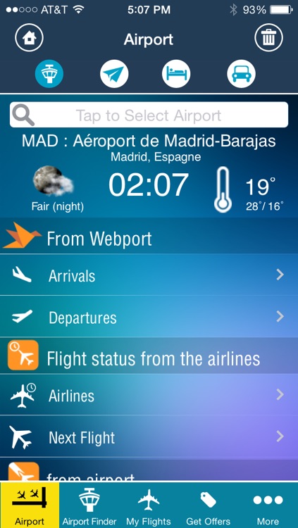Madrid Airport (MAD) Flight Tracker - Aeropuerto de Madrid Barajas