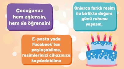 How to cancel & delete Doğum Günü Boyama Kitabı - Minik Bilge Doğum Gününü Boyama Yaparak Kutluyor from iphone & ipad 3