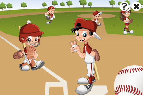 American Baseball Learn-ing Game for Children in Nursery School screenshot 3