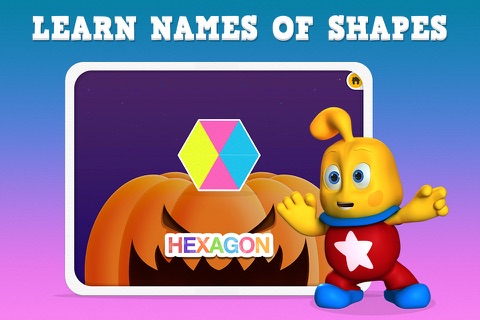 Learn Fundamental Skills : Pumpkin Shape Fitting Learning game for Kids in Preschool, Kindergarten & First Grade FREE screenshot 2