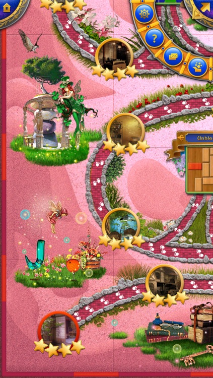 Hidden Objects Fairy Place & 3 puzzle games screenshot-3