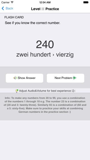 German Numbers, Fast! (for trips to Germany)(圖4)-速報App