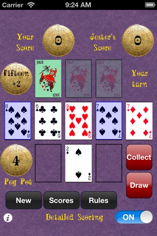 Mardi Gras Cribbage screenshot 2