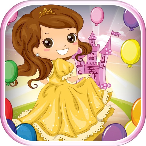 Princess Balloon Pop – Release the Castle Friends Free icon