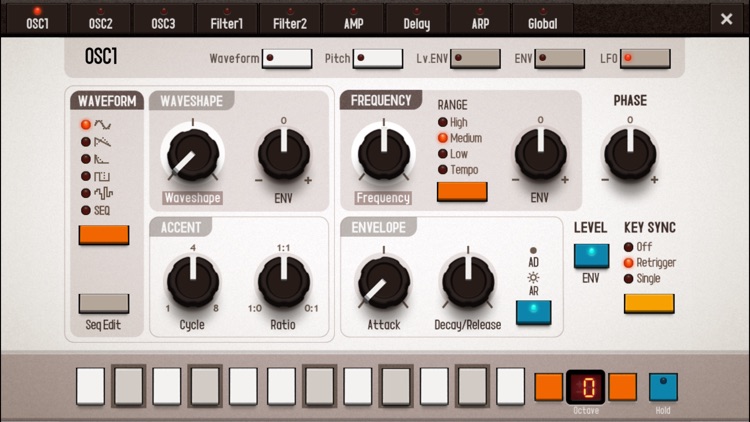 CASSINI Synthesizer for iPhone