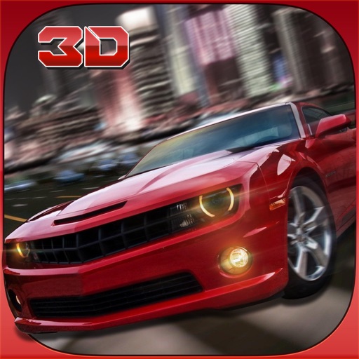Crazy City Car Driver Simulator 3D - Rush the sports vehicle & drive through the traffic icon