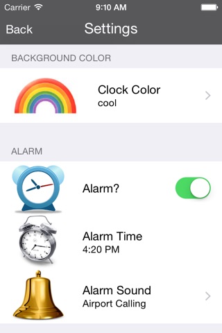 Touch Alarm Clock screenshot 4