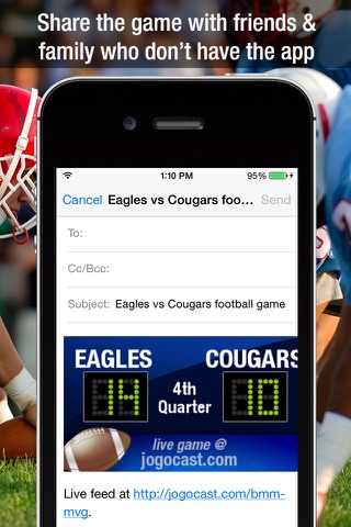 JogoCast Real-time Football Scoreboard screenshot 4