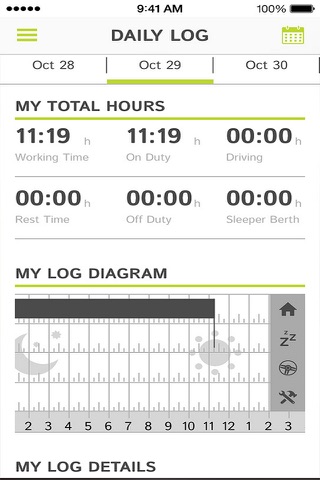 TomTom WEBFLEET Hours of Service screenshot 2