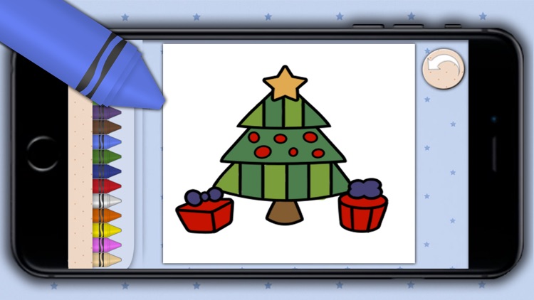 Color christmas - coloring drawings for kids screenshot-3