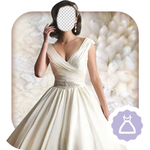 Bridal Wedding Dresses Picture Montage FREE icon