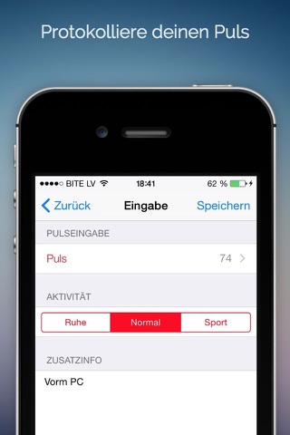 Pulsmesser - Herzfrequenz screenshot 3