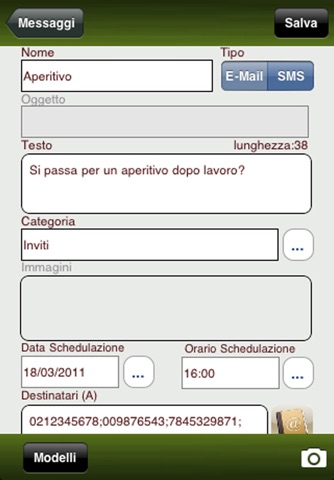 iTemplateMessages screenshot 3