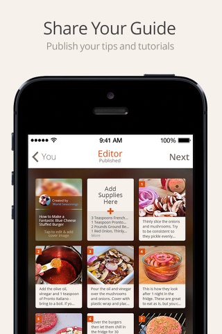 Snapguide - How-tos, Recipes, Fashion, Crafts, iPhone Tips and Lifehacks screenshot 4