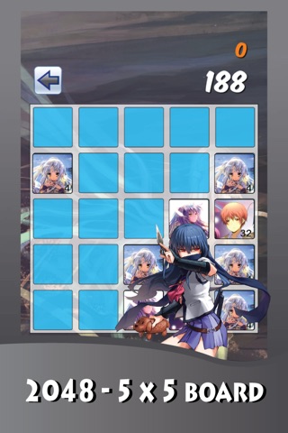 2048 Game Angel Beats Edition - All about best puzzle : Trivia game screenshot 2