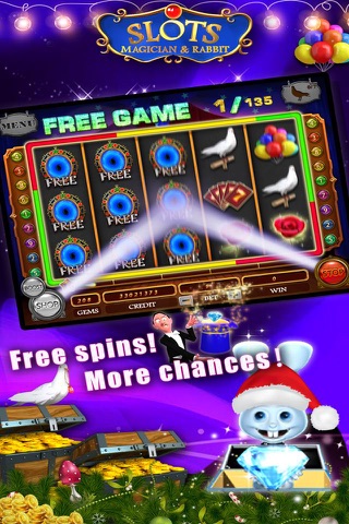 SLOTS-Magician and Rabbit, the best video slot game! screenshot 3