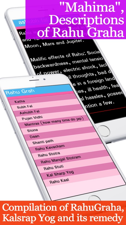 Rahu grah, App with all Rahu mantra, Kalsarp yoga and its Remedy. Read in English, Hindi and Gujarati