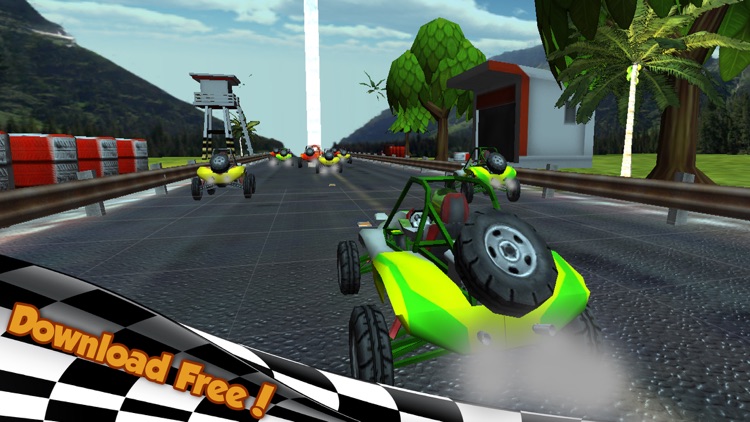 ''3D Drag Racing Buggy & Go Kart Car