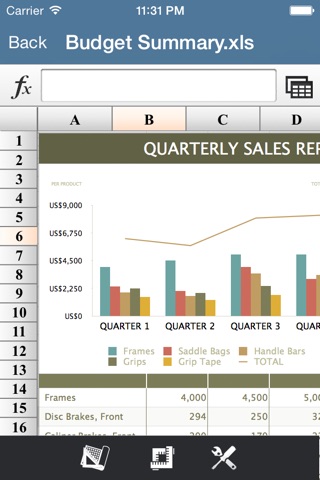 Super Spreadsheet-Compatible with MS Excel FREE screenshot 2