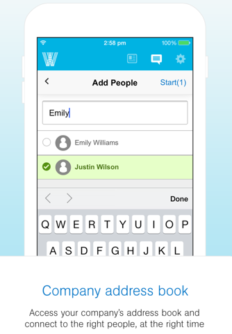 Whispir Messenger screenshot 2