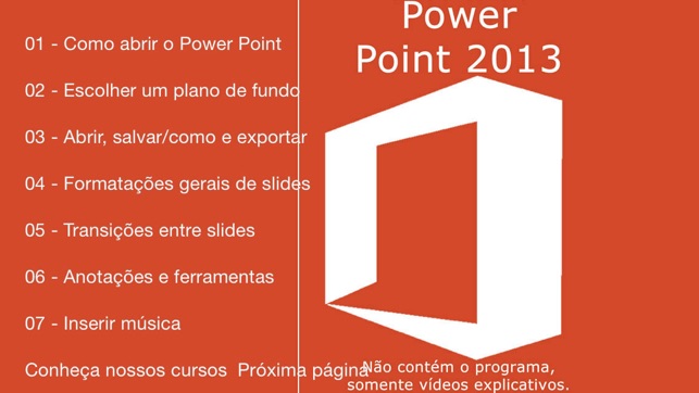 Tutorial for Power Point 2013 Grátis Por