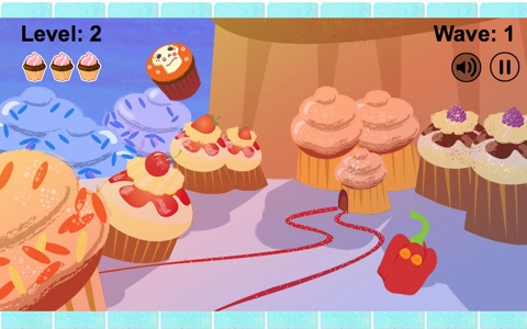 Cupcakes vs Veggies screenshot 3