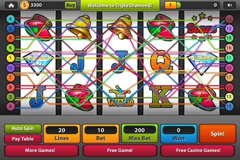 Triple Diamond Slots- Deluxe Jackpot Casino screenshot 3