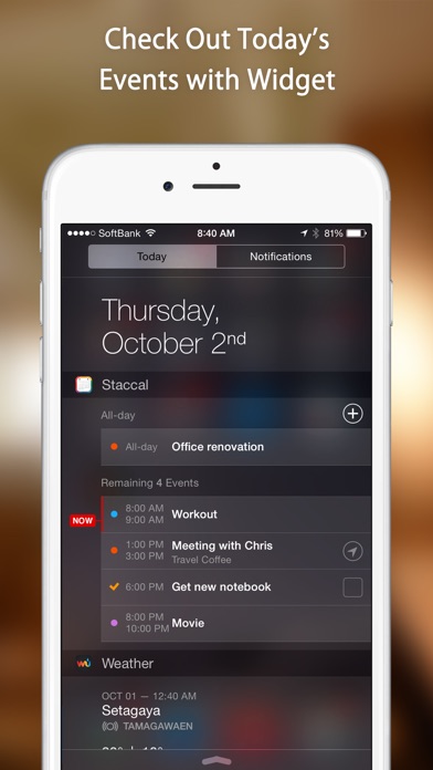 Staccal 2 - Calendars and Reminder Screenshot 2