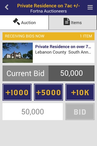 Fortna Auctioneers screenshot 4