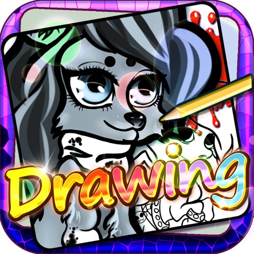 Drawing Desk Monster Pony : Draw and Paint on my Coloring Book Edition icon