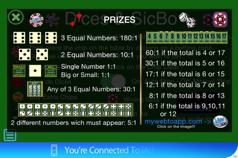 SicBo / Dices screenshot 4